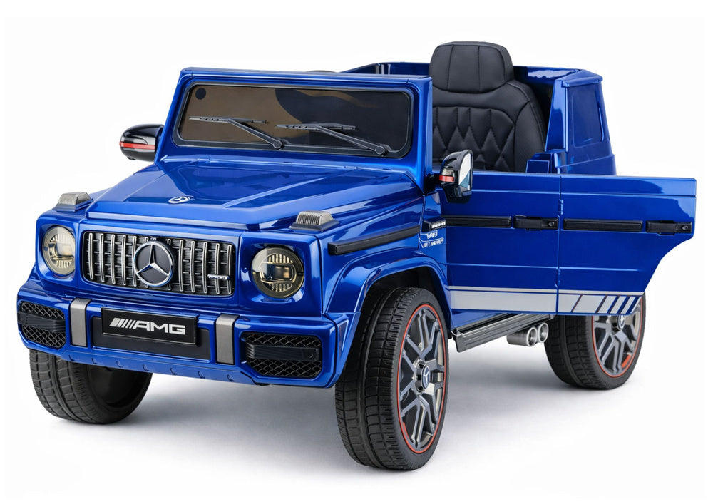 Elektrické auto Mercedes AMG G 63 lakované modré pro děti