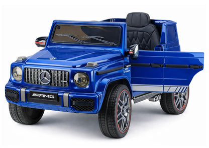 Elektrické auto Mercedes AMG G 63 lakované modré pro děti