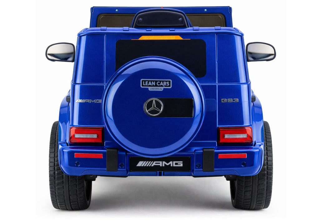 Elektrické auto Mercedes AMG G 63 lakované modré pro děti