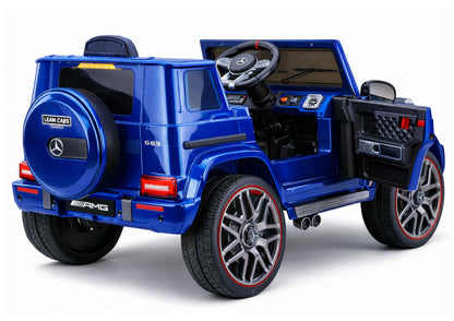Elektrické auto Mercedes AMG G 63 lakované modré pro děti