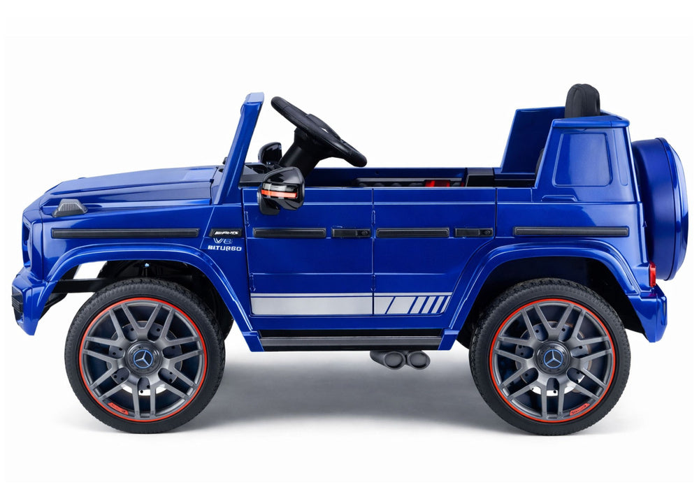 Elektrické auto Mercedes AMG G 63 lakované modré pro děti