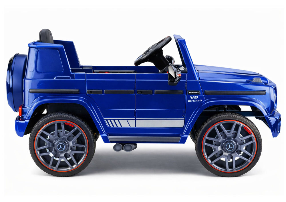 Elektrické auto Mercedes AMG G 63 lakované modré pro děti