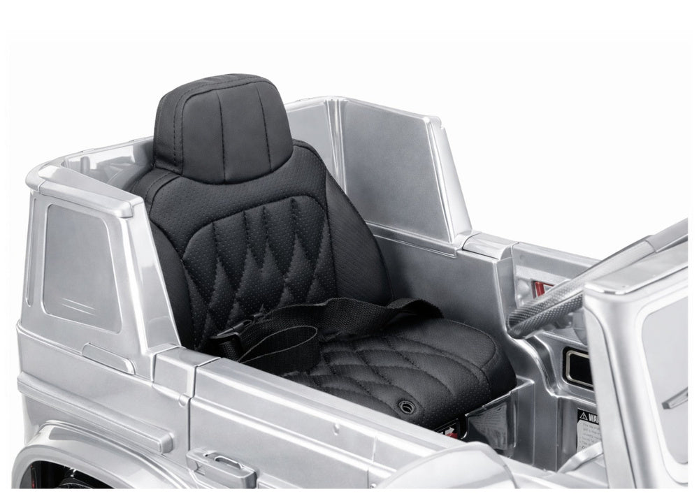 Elektrické auto Mercedes AMG G 63 stříbrné pro děti – 12V