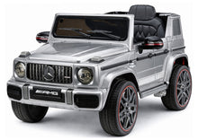 Elektrické auto Mercedes AMG G 63 stříbrné pro děti – 12V