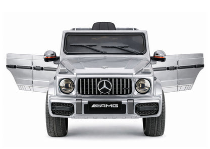 Elektrické auto Mercedes AMG G 63 stříbrné pro děti – 12V
