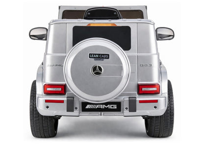 Elektrické auto Mercedes AMG G 63 stříbrné pro děti – 12V