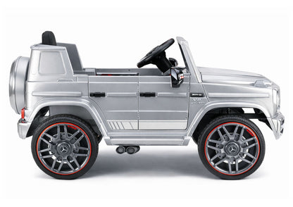 Elektrické auto Mercedes AMG G 63 stříbrné pro děti – 12V