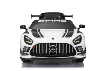 Elektrické auto Mercedes AMG GT3 s akumulátorem bílé