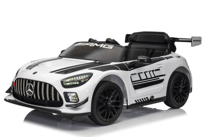Elektrické auto Mercedes AMG GT3 s akumulátorem bílé