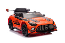 Elektrické auto Mercedes AMG GT3 s akumulátorem oranžové