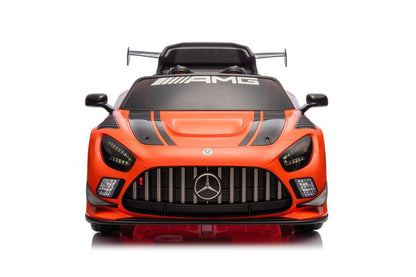 Elektrické auto Mercedes AMG GT3 s akumulátorem oranžové