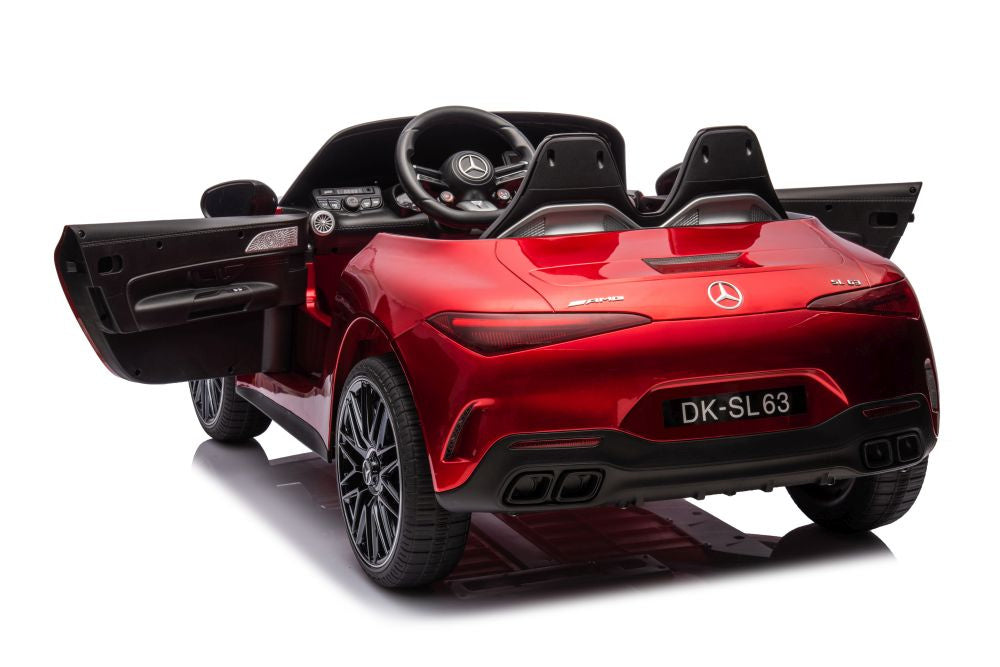 Elektrické auto Mercedes AMG SL63 – lakovaná karoserie | červené