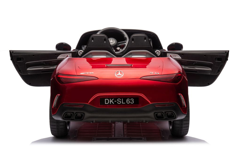 Elektrické auto Mercedes AMG SL63 – lakovaná karoserie | červené
