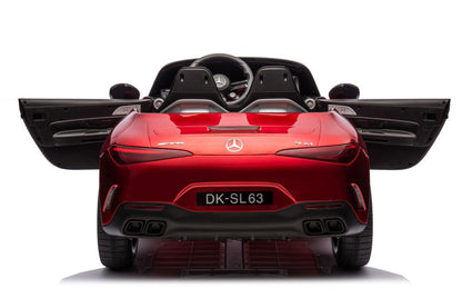 Elektrické auto Mercedes AMG SL63 – lakovaná karoserie | červené