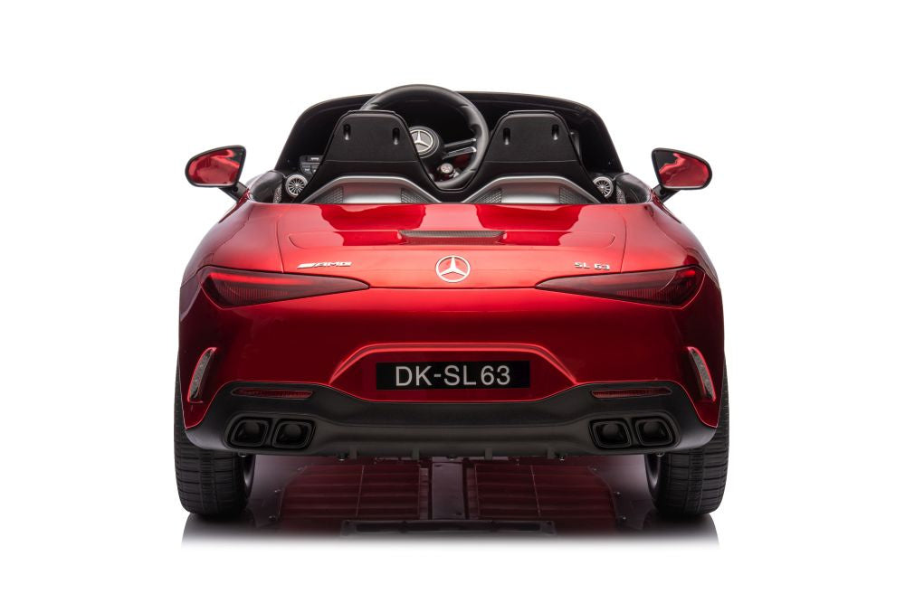 Elektrické auto Mercedes AMG SL63 – lakovaná karoserie | červené
