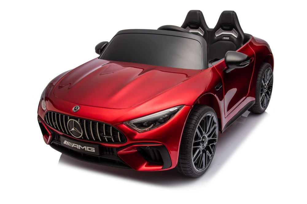 Elektrické auto Mercedes AMG SL63 – lakovaná karoserie | červené