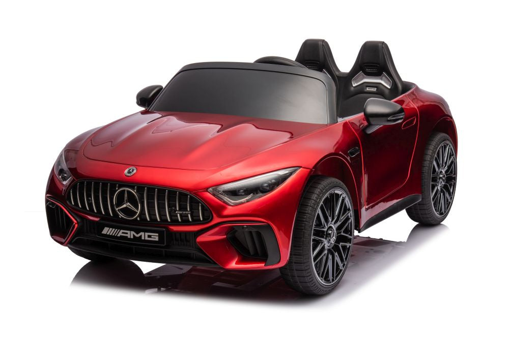 Elektrické auto Mercedes AMG SL63 – lakovaná karoserie | červené
