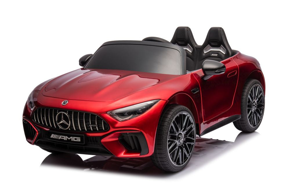 Elektrické auto Mercedes AMG SL63 – lakovaná karoserie | červené