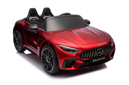 Elektrické auto Mercedes AMG SL63 – lakovaná karoserie | červené