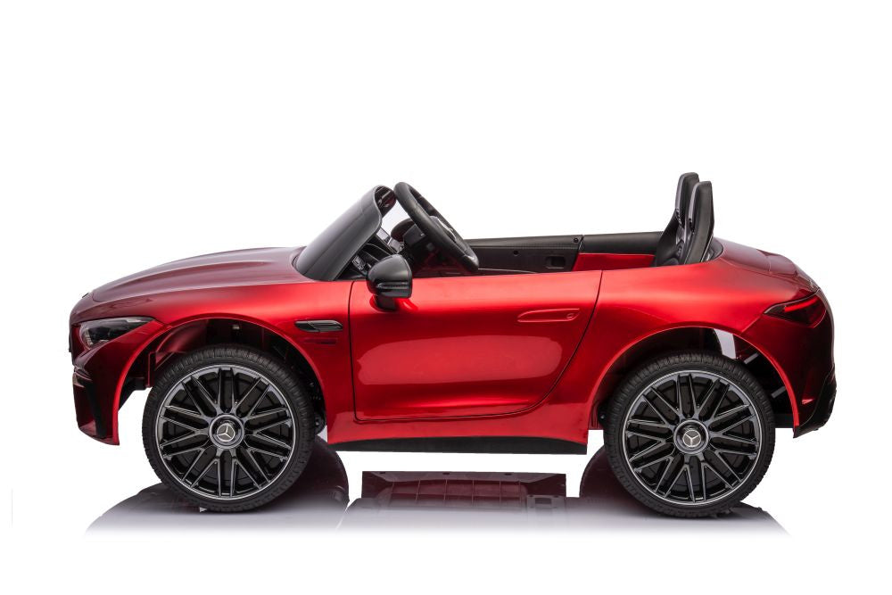Elektrické auto Mercedes AMG SL63 – lakovaná karoserie | červené