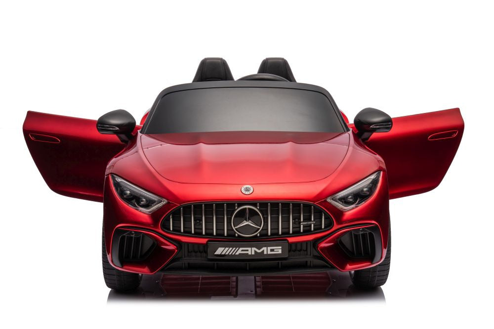 Elektrické auto Mercedes AMG SL63 – lakovaná karoserie | červené