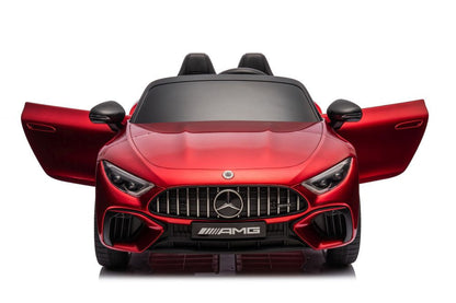 Elektrické auto Mercedes AMG SL63 – lakovaná karoserie | červené