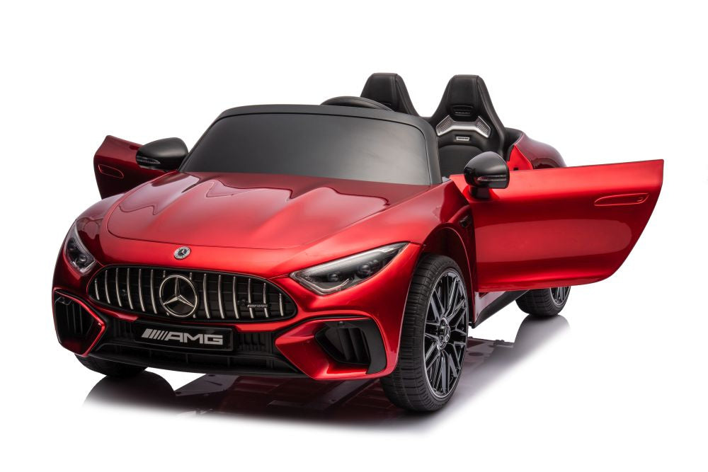 Elektrické auto Mercedes AMG SL63 – lakovaná karoserie | červené