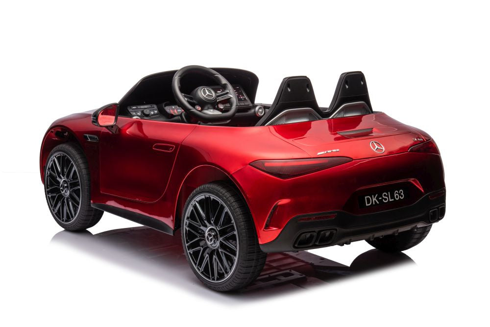 Elektrické auto Mercedes AMG SL63 – lakovaná karoserie | červené