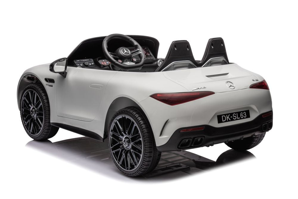 Elektrické auto Mercedes AMG SL63 – s akumulátorem | bílé