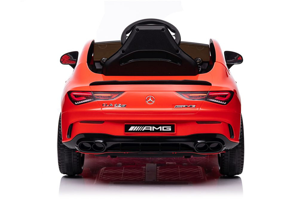 Elektrické auto Mercedes CLA 45s AMG 4x4 červené