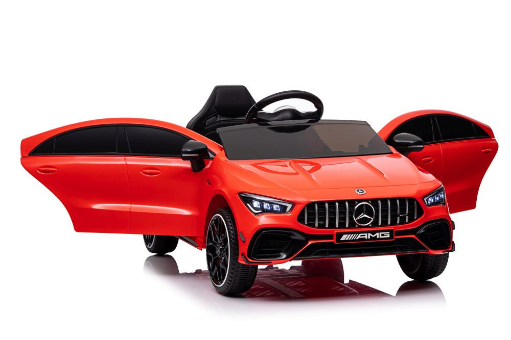 Elektrické auto Mercedes CLA 45s AMG 4x4 červené