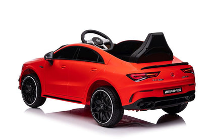 Elektrické auto Mercedes CLA 45s AMG 4x4 červené