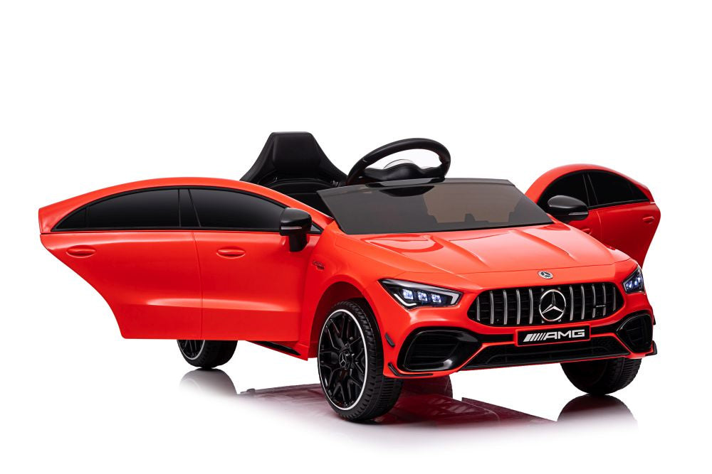 Elektrické auto Mercedes CLA 45s AMG 4x4 červené