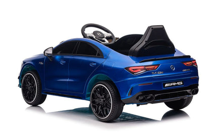 Elektrické auto Mercedes CLA 45s AMG lakované 4x4 modré