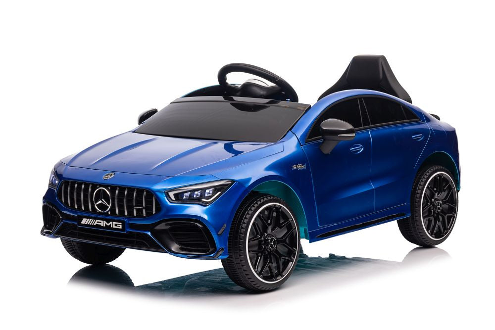 Elektrické auto Mercedes CLA 45s AMG lakované 4x4 modré