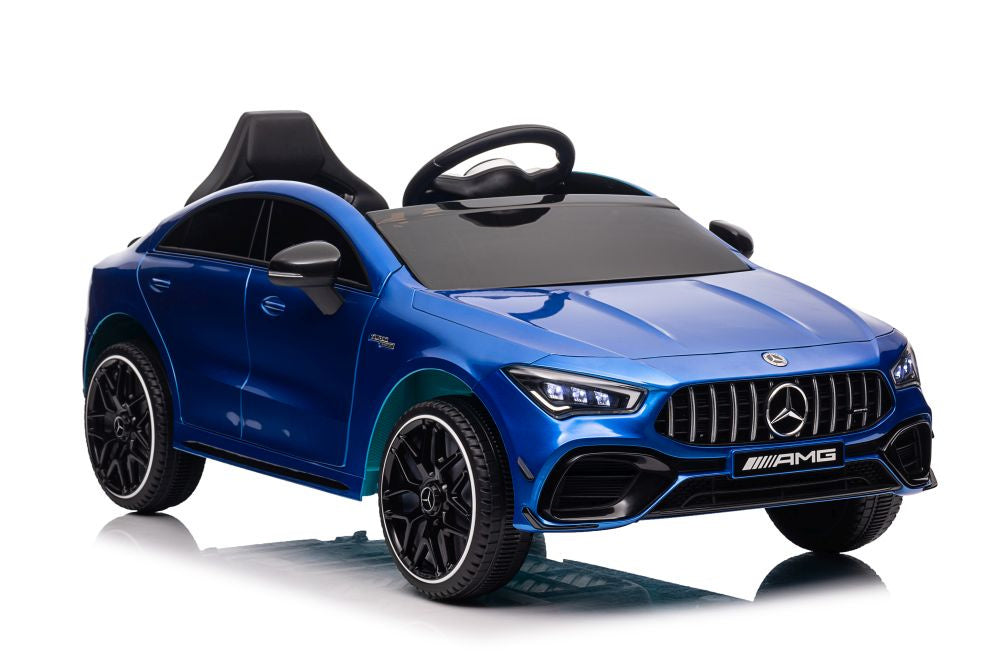 Elektrické auto Mercedes CLA 45s AMG lakované 4x4 modré