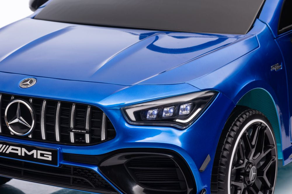 Elektrické auto Mercedes CLA 45s AMG lakované 4x4 modré