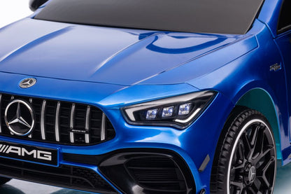 Elektrické auto Mercedes CLA 45s AMG lakované 4x4 modré