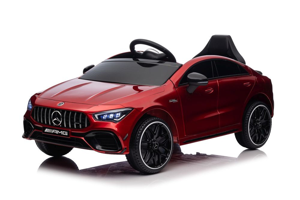 Elektrické auto Mercedes CLA 45s AMG lakované červené 4x4