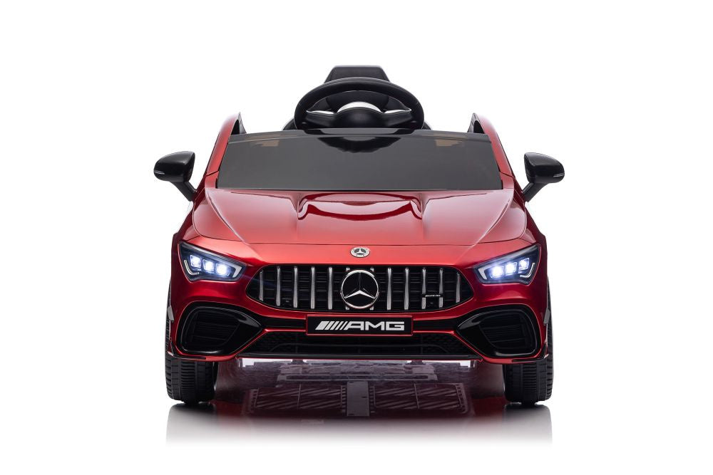 Elektrické auto Mercedes CLA 45s AMG lakované červené 4x4