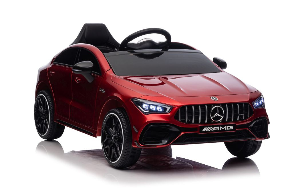 Elektrické auto Mercedes CLA 45s AMG lakované červené 4x4