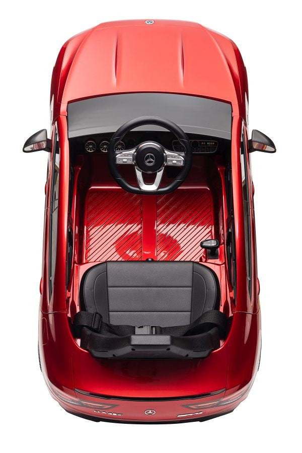 Elektrické auto Mercedes CLA 45s AMG lakované červené 4x4