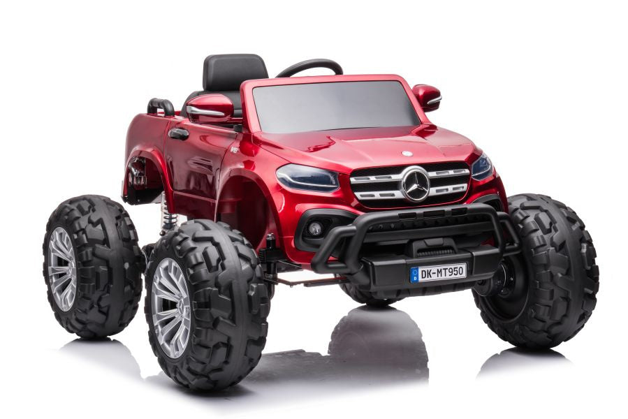 Elektrické auto Mercedes DK MT950 4x4 lakované červené