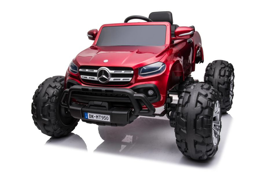 Elektrické auto Mercedes DK MT950 4x4 lakované červené