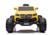 Elektrické auto Mercedes DK MT950 4x4 lakované zlatožluté