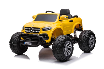 Elektrické auto Mercedes DK MT950 4x4 lakované zlatožluté