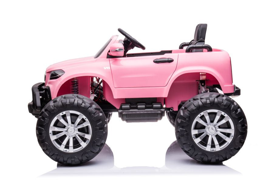 Elektrické auto Mercedes DK MT950 4x4 na akumulátor světle růžové