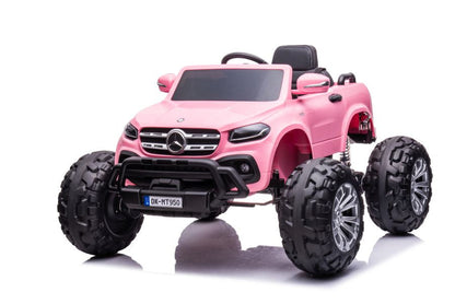 Elektrické auto Mercedes DK MT950 4x4 na akumulátor světle růžové