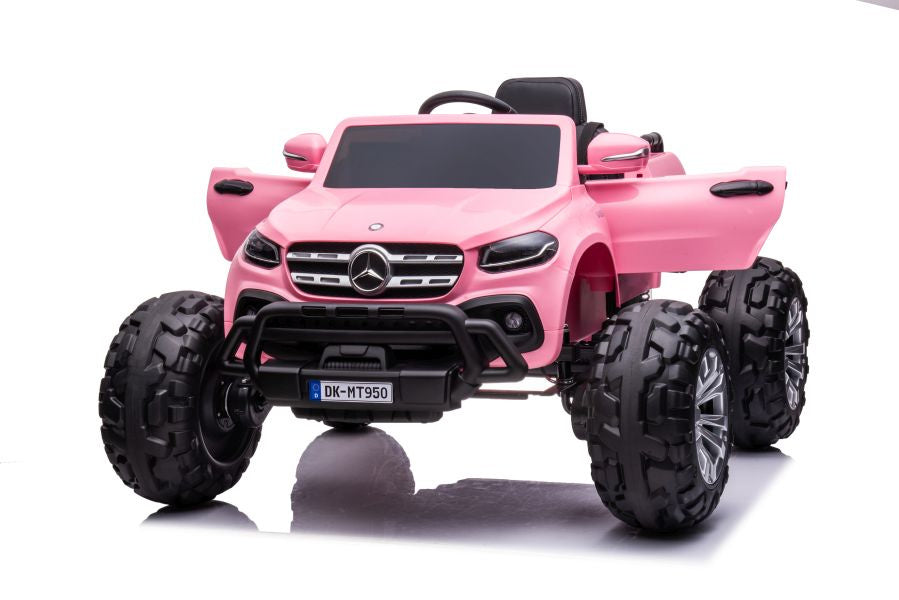 Elektrické auto Mercedes DK MT950 4x4 na akumulátor světle růžové