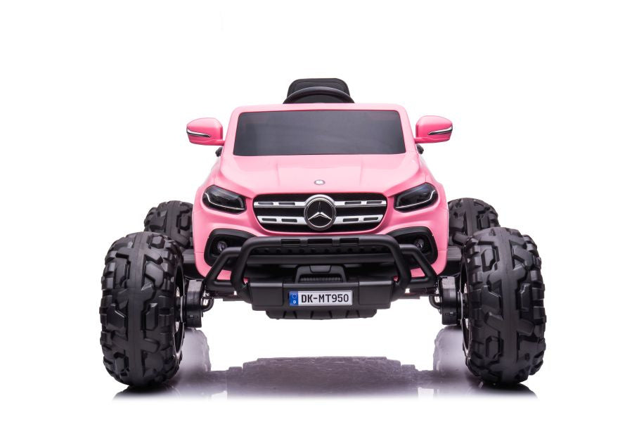 Elektrické auto Mercedes DK MT950 4x4 na akumulátor světle růžové